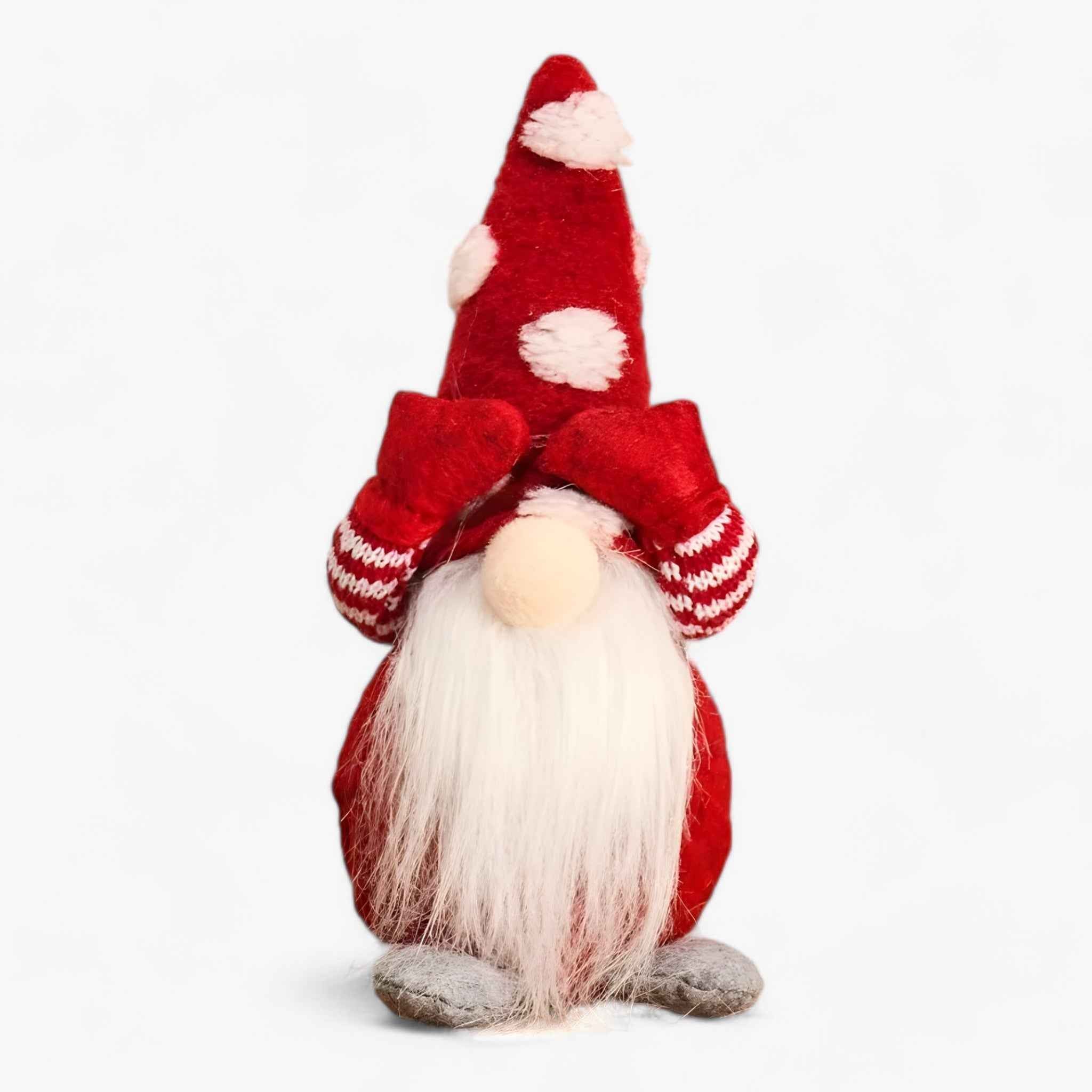 SantaFace | Weihnachtsfigur ohne Gesicht - Schaffen Sie eine magische und mysteriöse Atmosphäre für Ihre Weihnachtsdekorationen