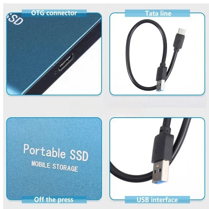 Hochleistungs-externe SSD | Schneller, zuverlässiger tragbarer Speicher