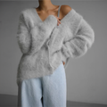 Zeitlose Eleganz Winter Cardigan Damen