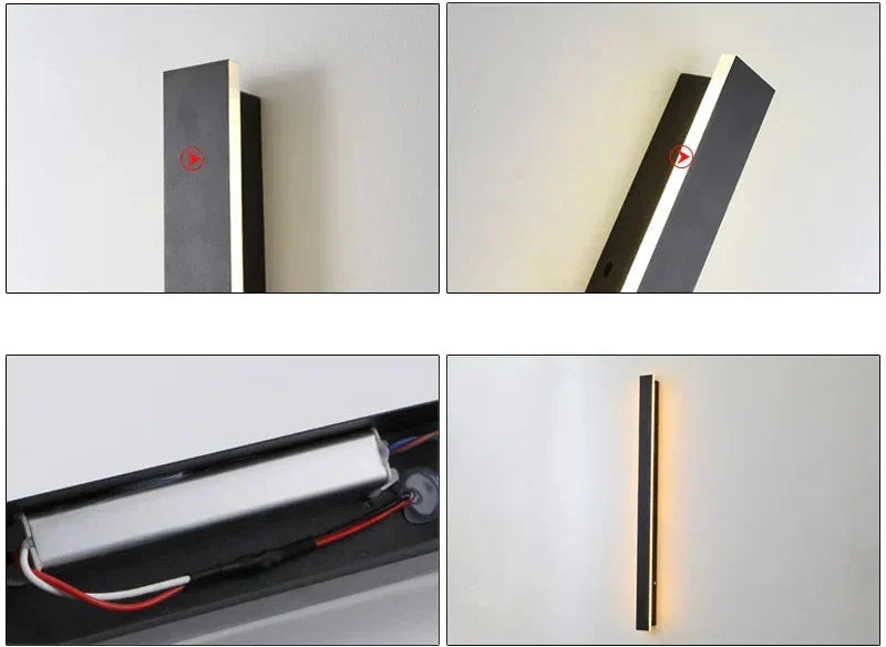 Moderne Outdoor-LED-Wandleuchte – Gärten & Terrassen