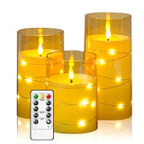 Kerzen mit LED ohne Flamme mit realistischem Effekt für eine warme und sichere Atmosphäre
