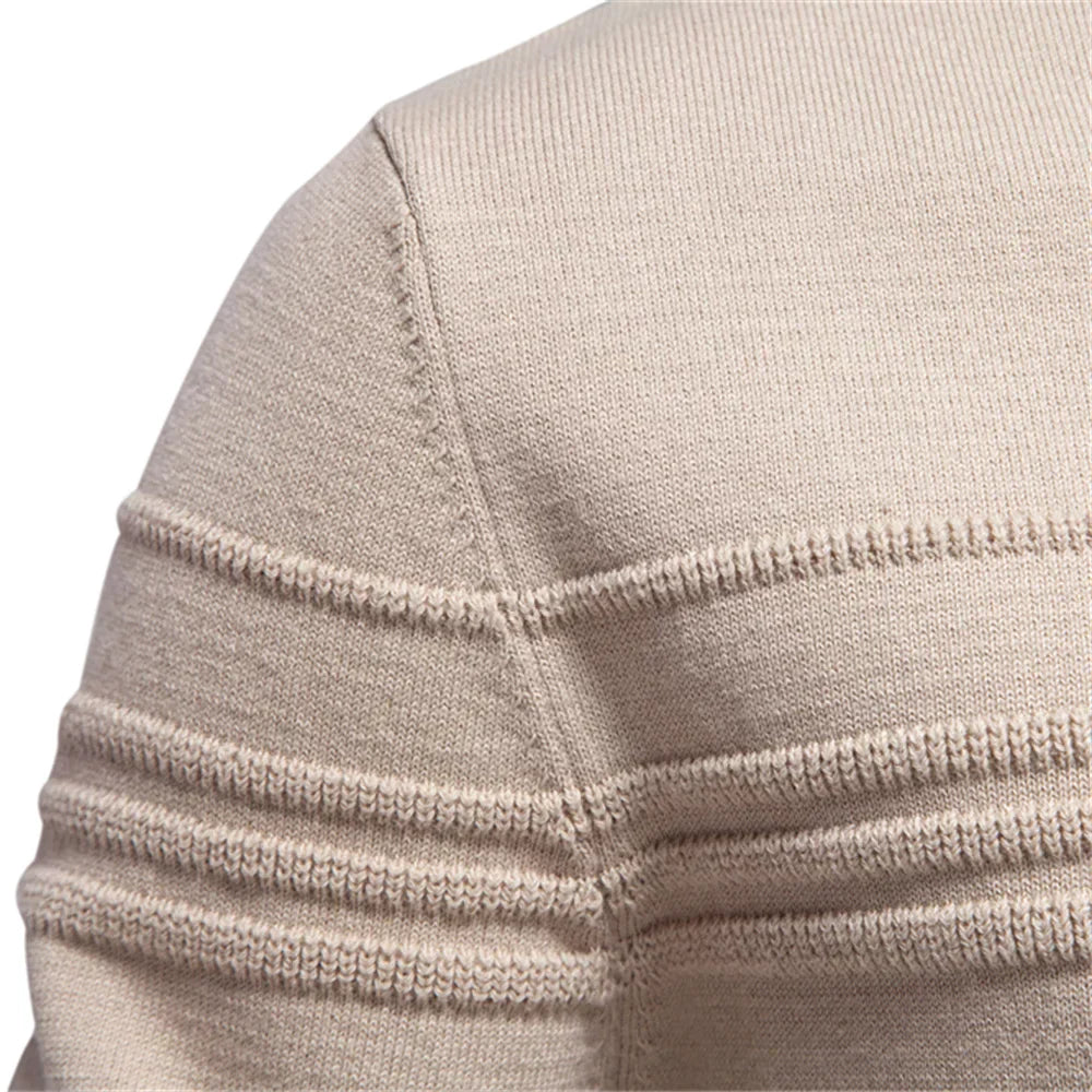 Alessio gestreifter Strickpullover für stilvollen Komfort