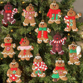 Leckere Honigkuchen Weihnachtsbaumschmuck für eine magische Weihnacht