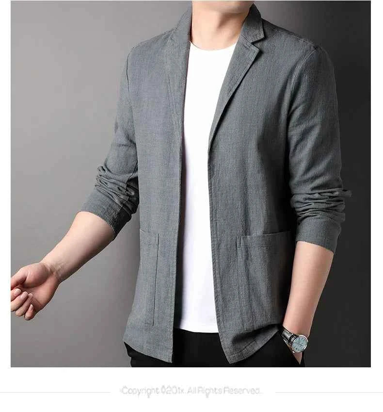 Klassischer Leinenblazer Hudson für einen eleganten und lässigen Stil