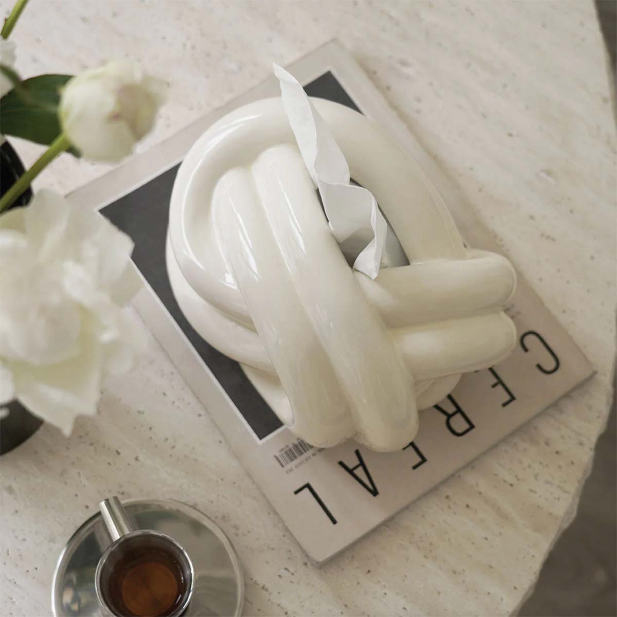 Taschentuchbox Knot – Elegante und praktische Wohnaccessoires für ein stilvolles Interieur