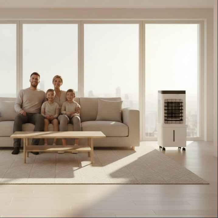 COOLNOVA - Mobiler Luftkühler - Flexible 3-in-1 Frische für Zuhause