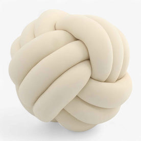 house & garden : Round Knot Pillow Cover - Cuddle and Decorative in Beige