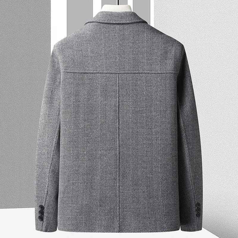 Marc Herringbone Kurzjacke für stilvollen Komfort