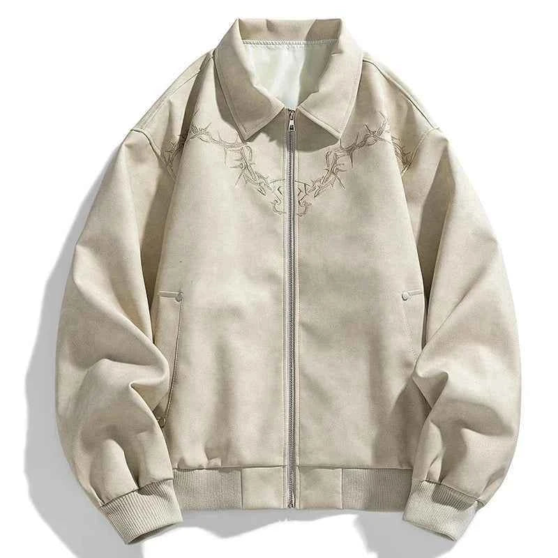 Elegante und trendige Wildlederjacke Anthrax