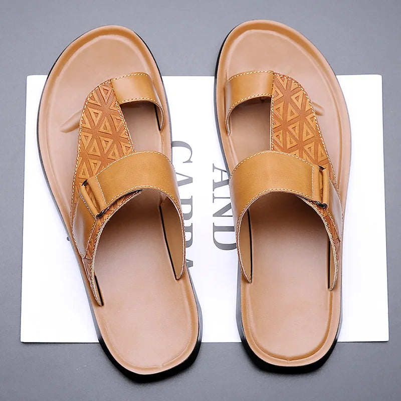 KINSEY – Elegante minimalistische Sandalen aus echtem Leder