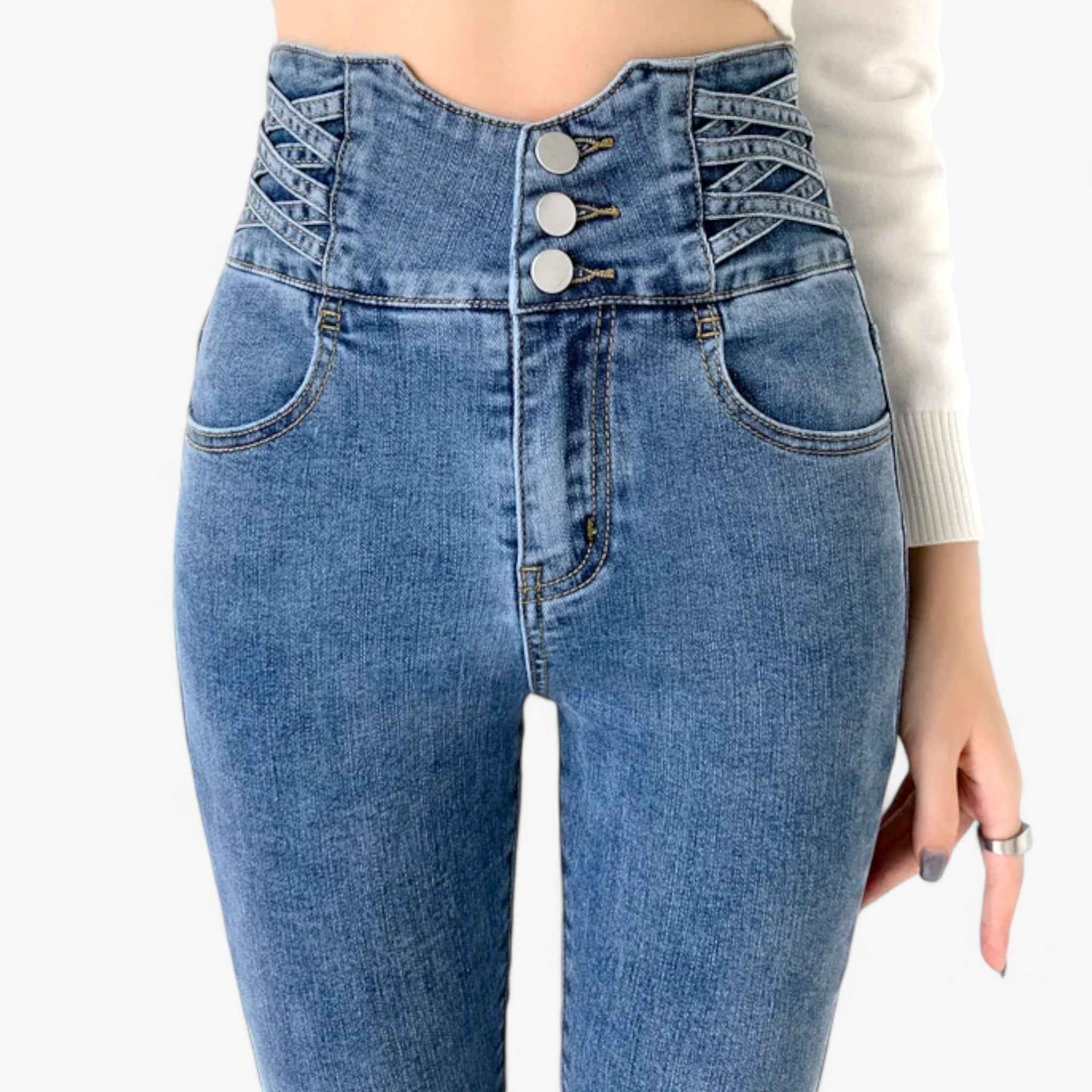 Skinny Pencil Jeans - Slim stretch for en flatterende pasform