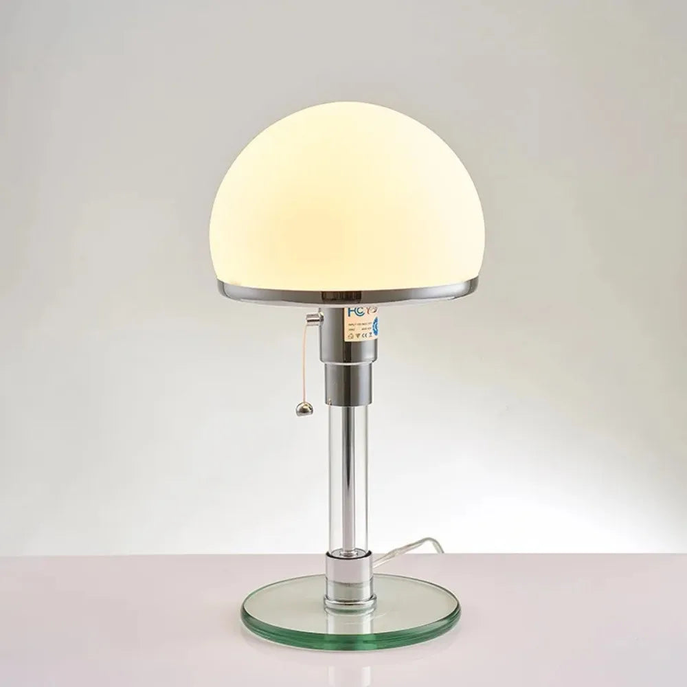 Heliophos - Elegante moderne minimalistische Glas-LED-Tischlampe für stilvolle Wohn Dekoration