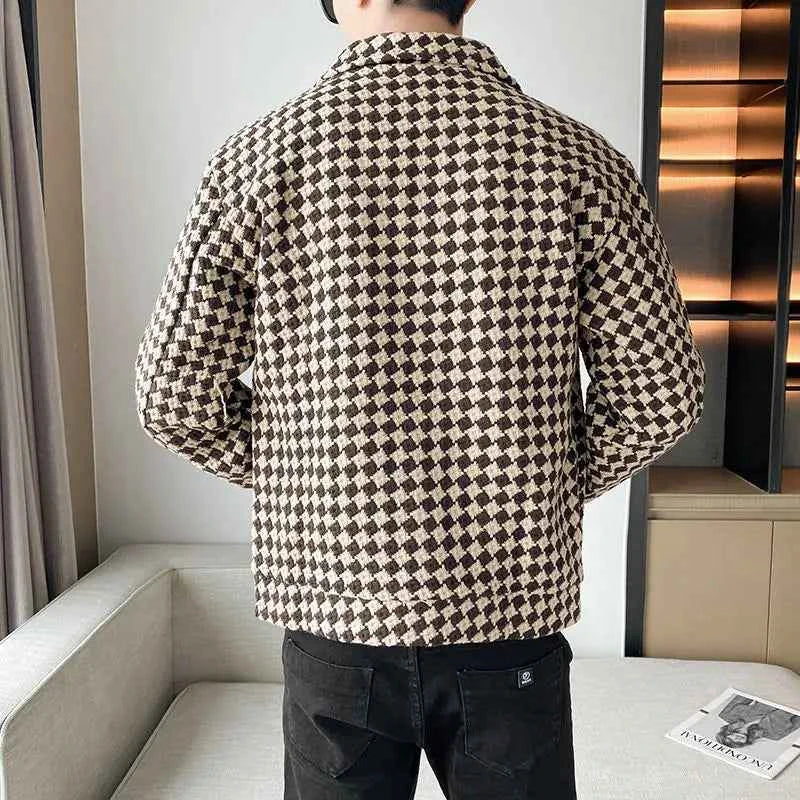 Giovanni Russo Elegante Tweed-Jacke für einen Anspruchsvollen Stil