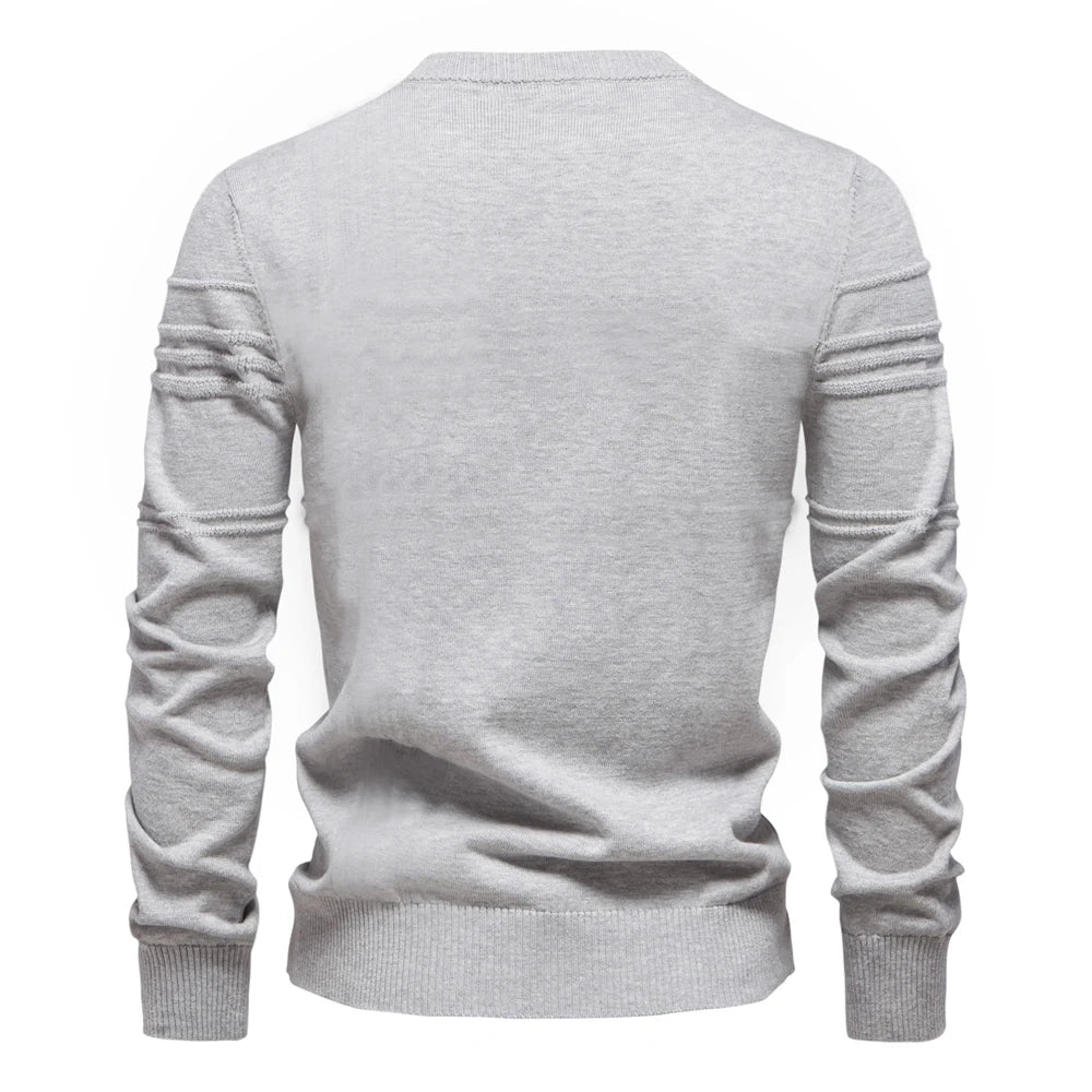 Alessio gestreifter Strickpullover für stilvollen Komfort