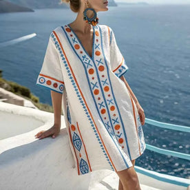 Elin – Mühelose Eleganz: Das ultimative Strandkleid für Sommerpartys und sonnige Tage