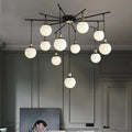 Eleganter Vintage-Scandinavischer Kronleuchter mit Energiesparender LED-Beleuchtung für eine Luxuriöse Wohnzimmeratmosphäre