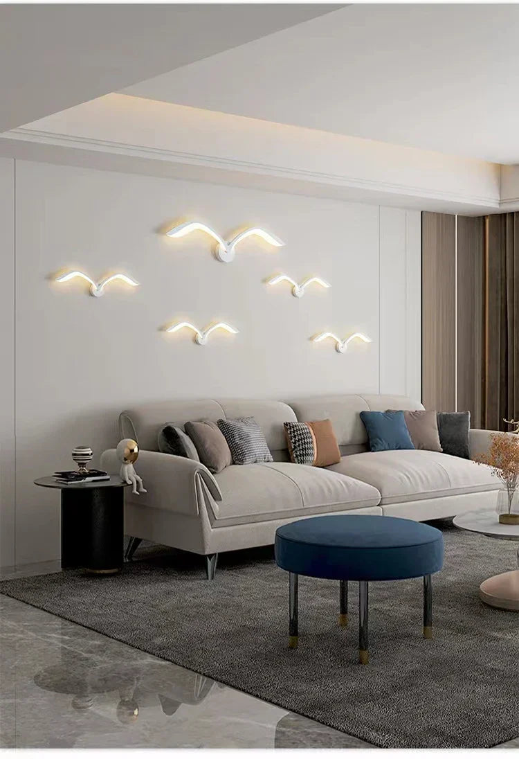 NordicNest Seagull Glow Wandleuchte – Elegante und beruhigende Beleuchtung für Ihr Zuhause