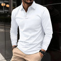 Stilfuldt casual langærmet poloshirt til et klassisk look