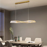 Elegante Kristall-LED-Hängeleuchte mit dynamischem Spiraldesign für die perfekte Esstischbeleuchtung