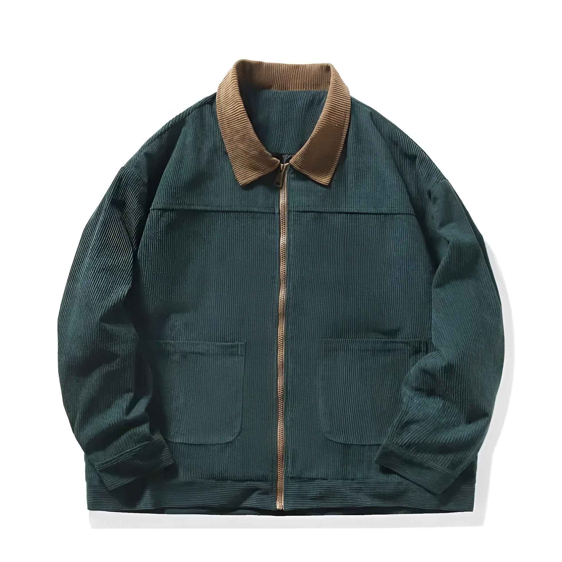 Montana Bekleidung Gestepptes Steppjacke mit Blockstreifen aus Cordo