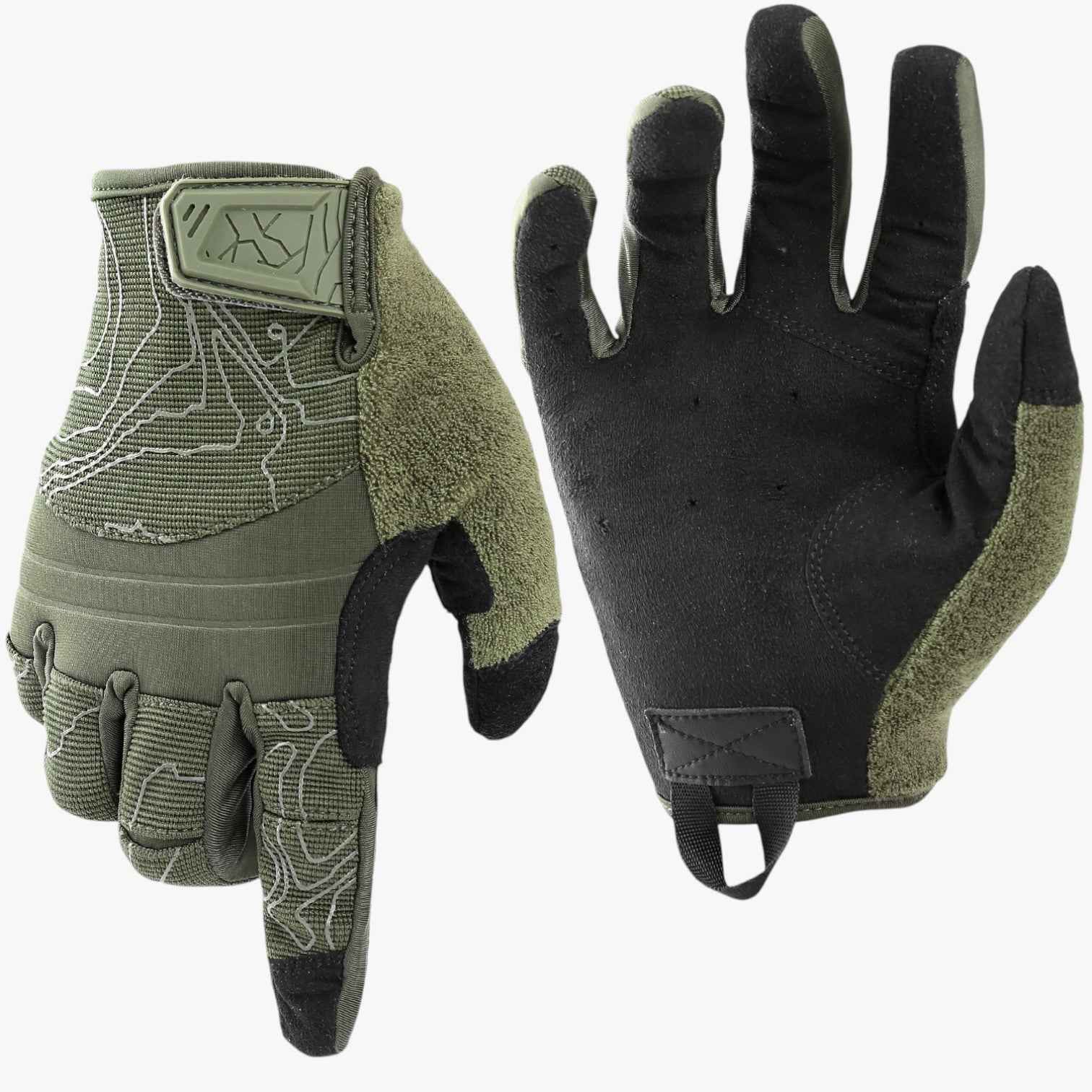 Troy Taktische Touchscreen-Vollfinger-Handschuhe – Atmungsaktiv, Strapazierfähig und Bequem