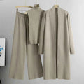 Damen-Heartstück Cardigan und Hose Set für stilvolle Eleganz