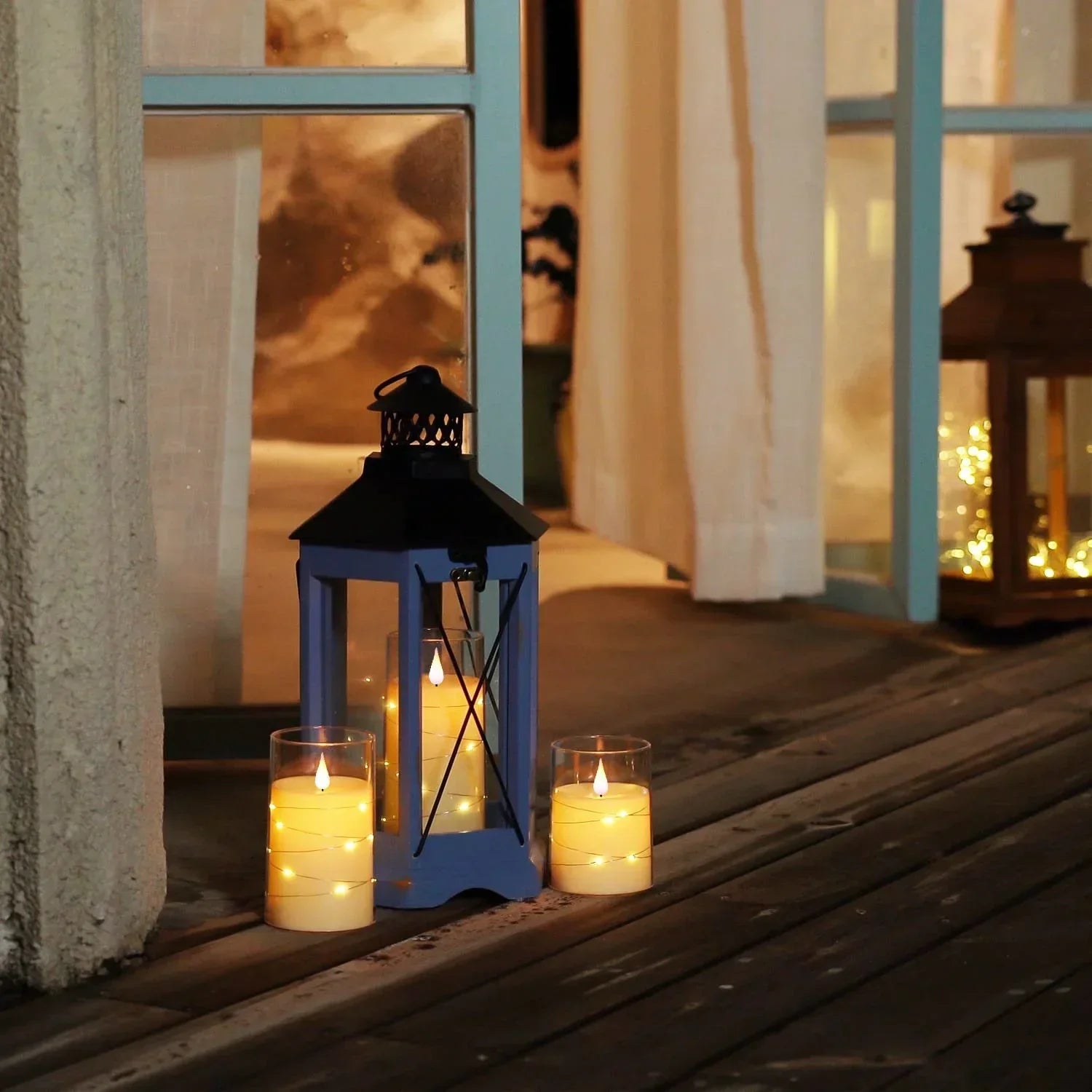 Flameflex - Kerzen mit LED ohne Flamme mit realistischem Effekt für eine warme und sichere Atmosphäre