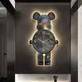 Reloj de oso adorable - Encantador timbre de oso caricatura para un toque juguetón y dulce