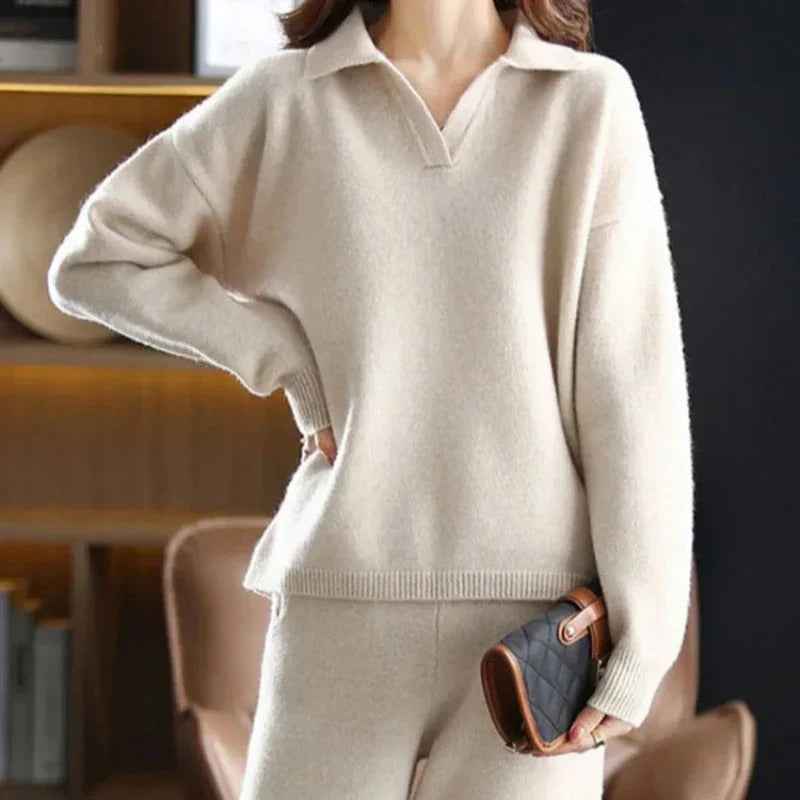 Paige | Gemütliches Damen-Winter-2-teiliger Lounge-Set für ultimativen Komfort