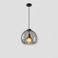 Rauchglas Pendelleuchte - Mundgeblasenes Glasdesign