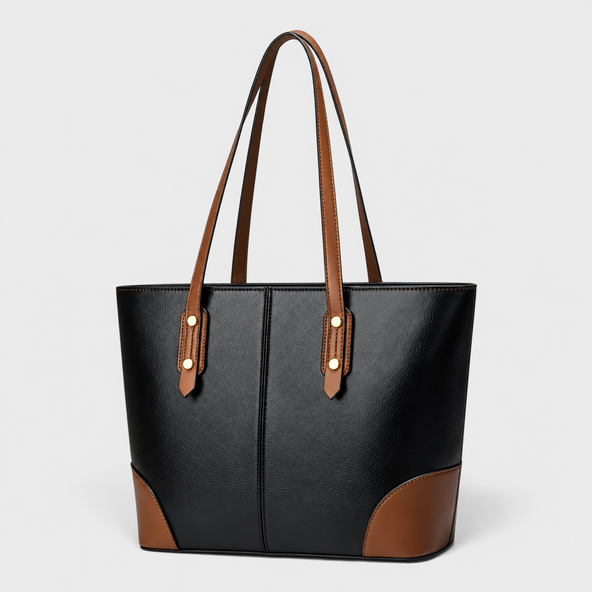 Vintage Leder Schultertasche Damen mit großem Fassungsvermögen