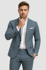 Anzug Leinen Herr Slim Fit - elegantes Sommerkleid Hochzeit