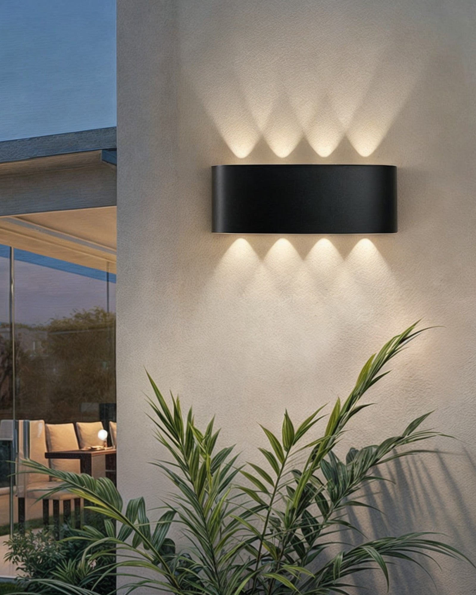 Stilvolle Wandlampe für den Außenbereich 6