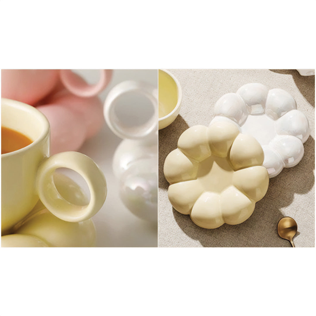 Tasse Sonnenblumenschmuck mit elegantem Blumendesign für Ihren Morgenkaffee