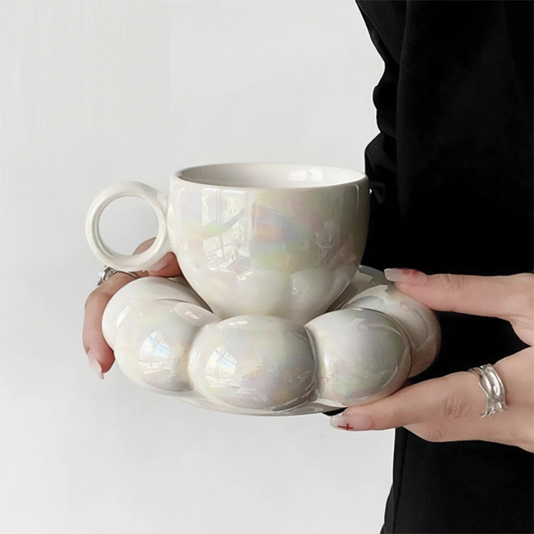 Tasse Sonnenblumenschmuck mit elegantem Blumendesign für Ihren Morgenkaffee