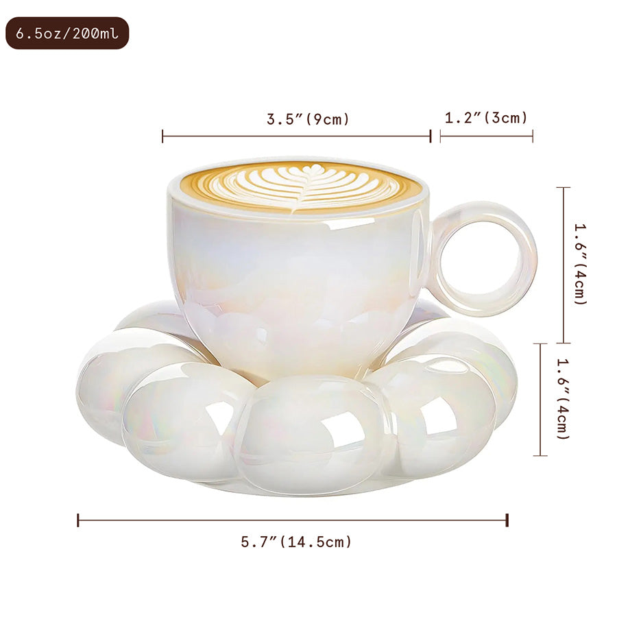 Tasse Sonnenblumenschmuck mit elegantem Blumendesign für Ihren Morgenkaffee