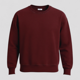 Luxe Fleece Sweatshirt Damen Rundhals Fleece Pullover Warm Weich Lässig