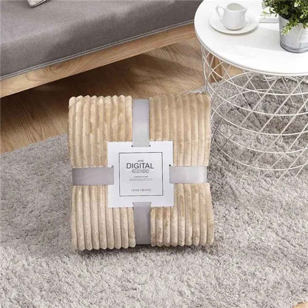 Travella - Weiche und gemütliche Flanell-Reisedecke für ultimativen Komfort unterwegs