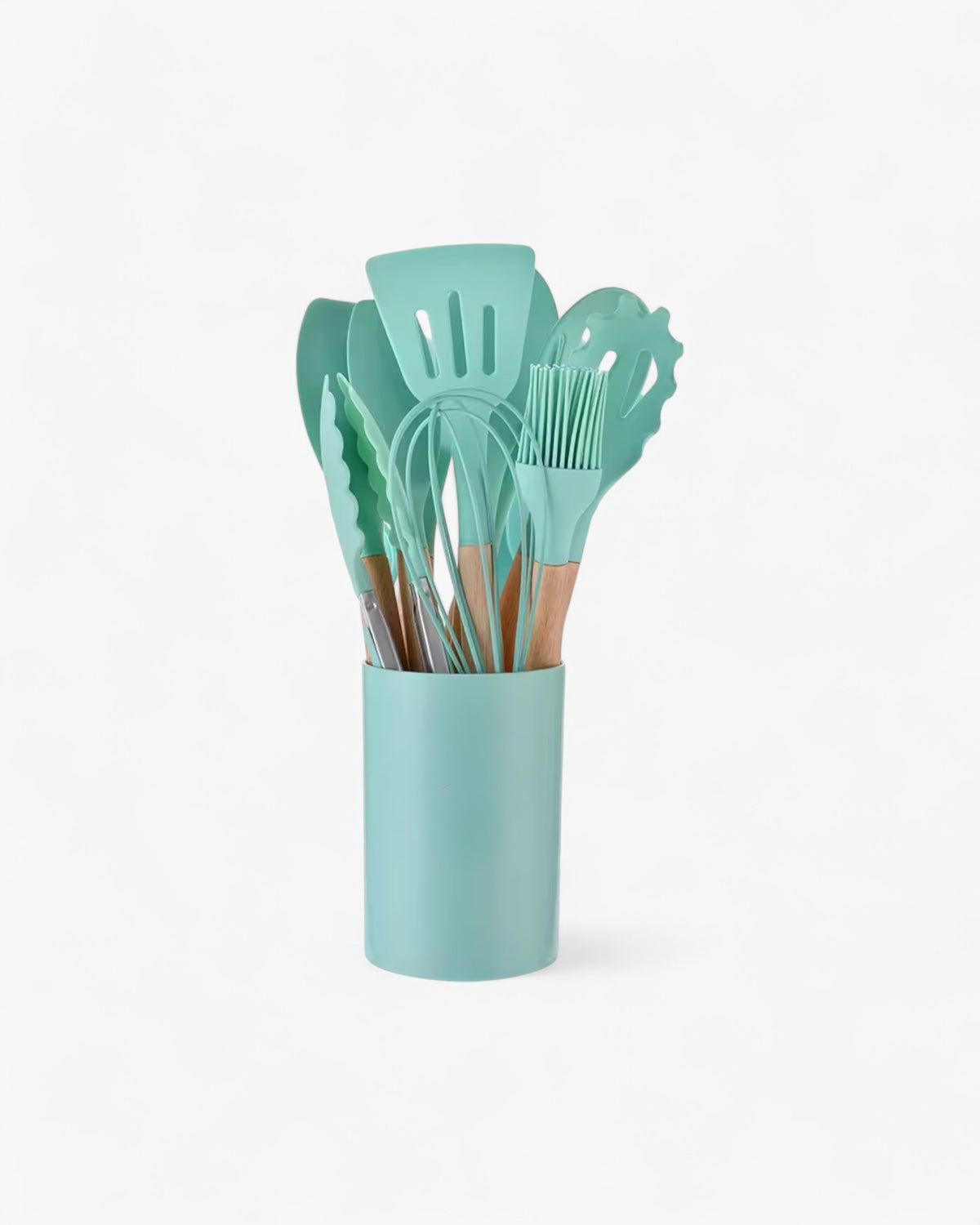 Umweltfreundliches Küchenutensilien Set aus Silikon