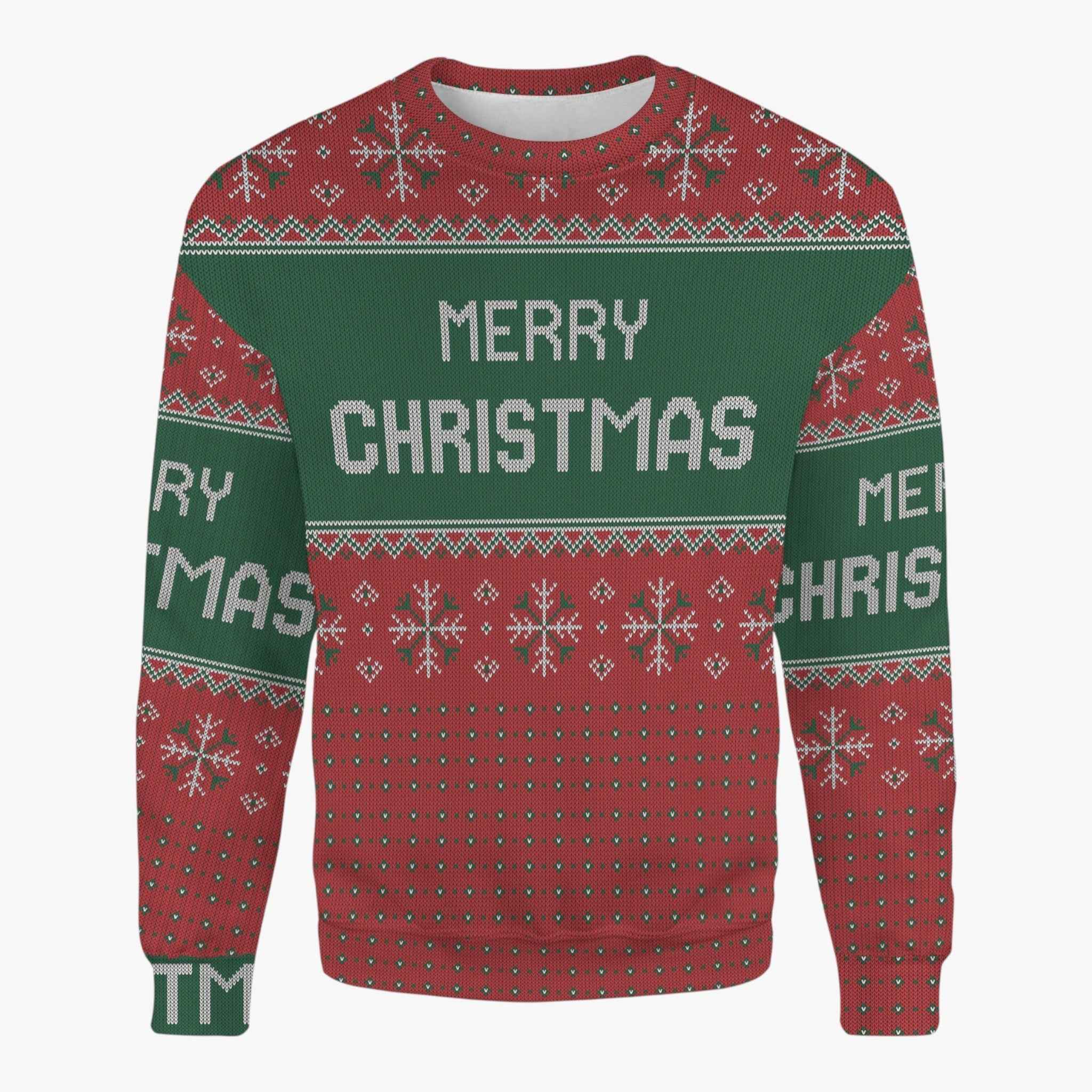 Unisex Casual Pullover mit Stilvollen Schneebedeckten Motiven – Ideal für Einen Bequemen und Festlichen Winterlook