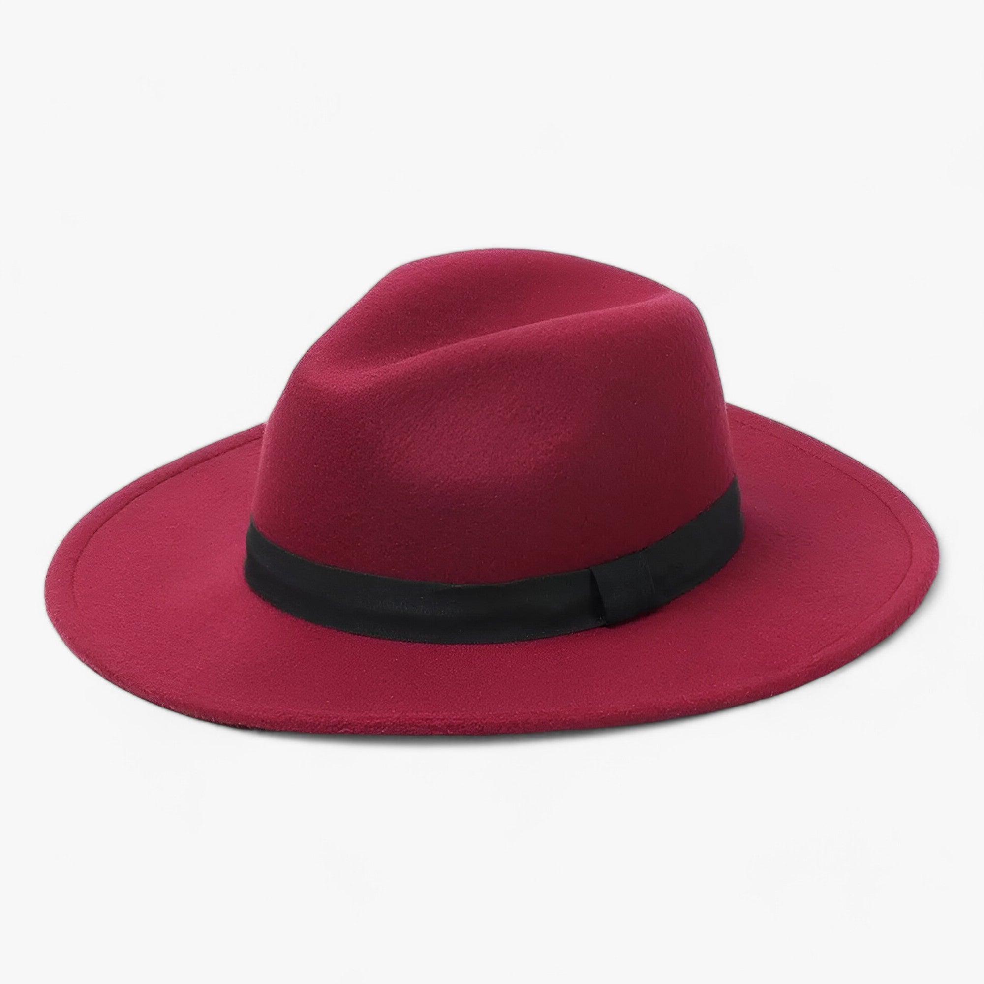 Unisex Vintage Wool Fedora Hut 9