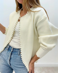 Kalina elegant perle-cardigan for et stilfuldt look til damer