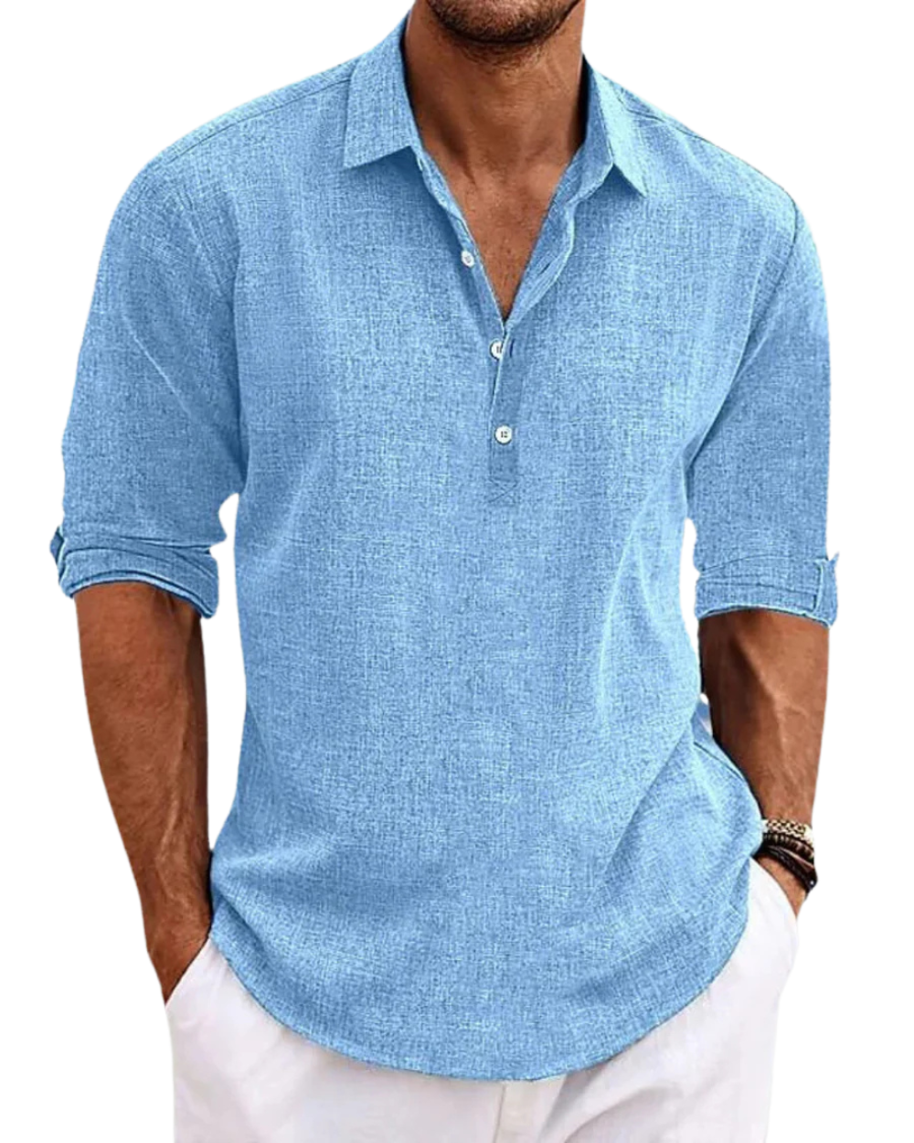 Herren's Klassisch Baumwolle Hemd - Timeless Comfort in 100% Baumwolle
