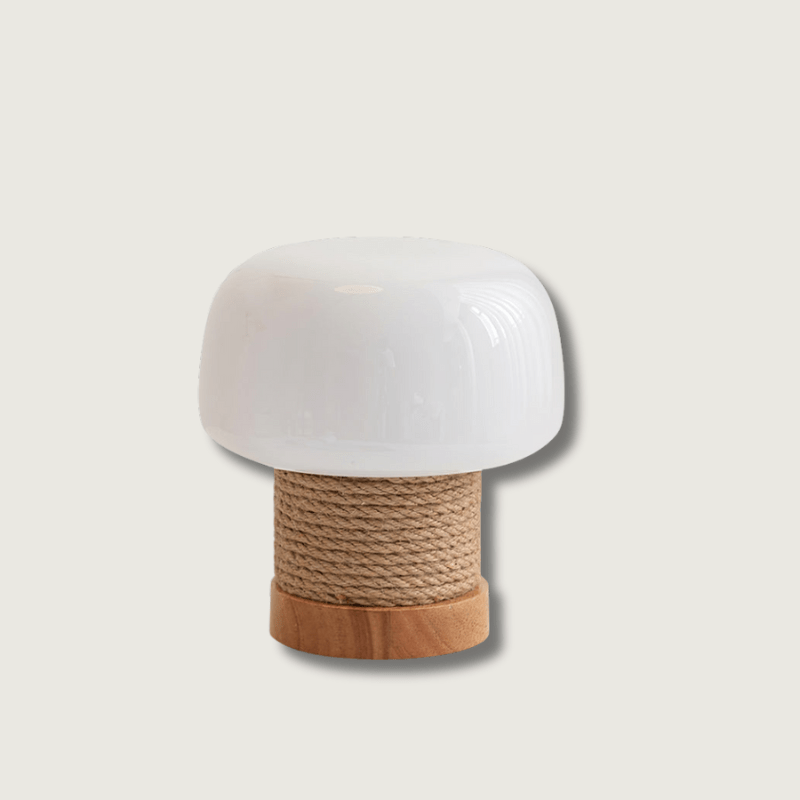Valoria - Stilvolle moderne minimalistische LED-Tischlampe mit eleganter Holzbasis