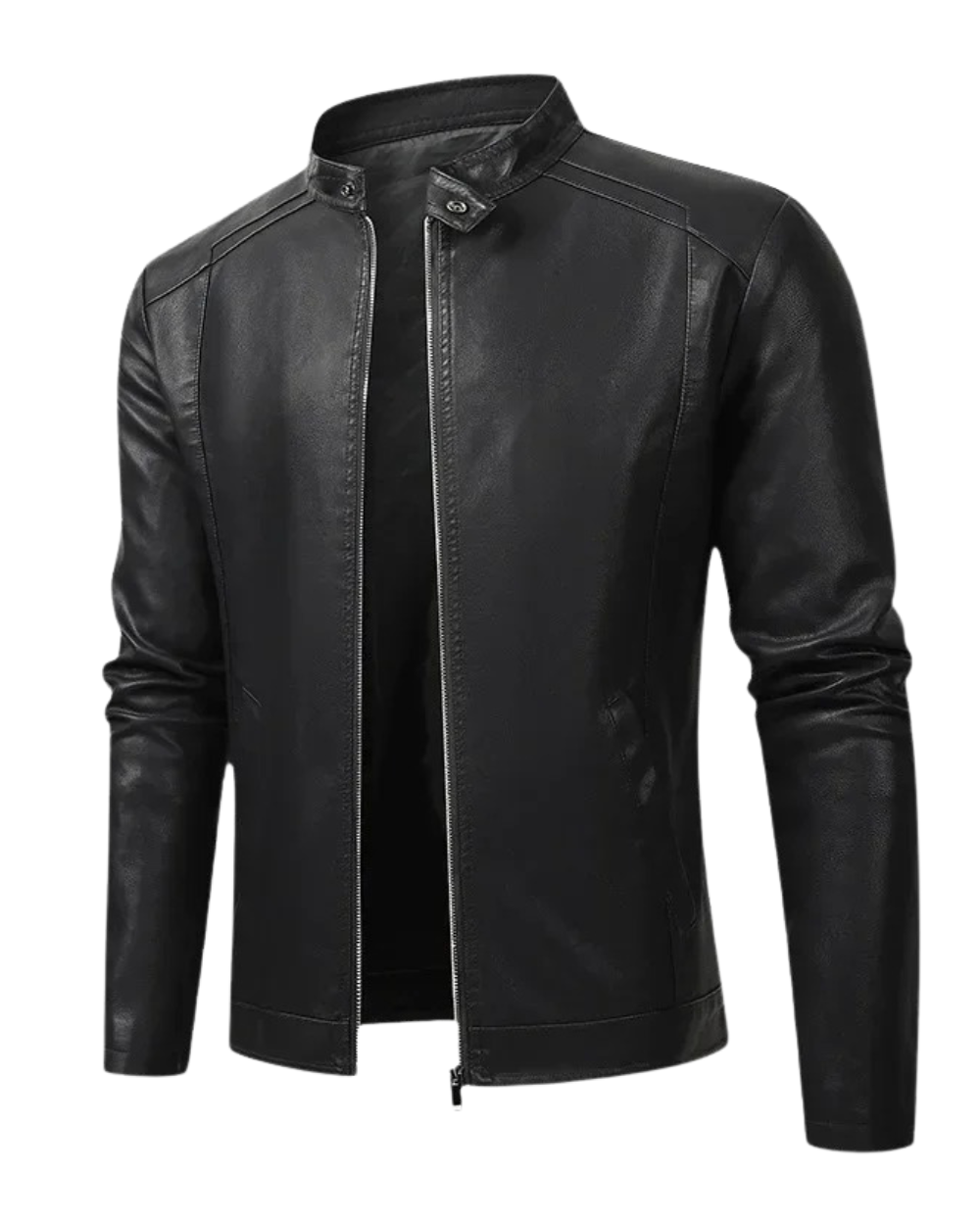 Elegante Bikerjacke mit kühnem, raffiniertem Stil