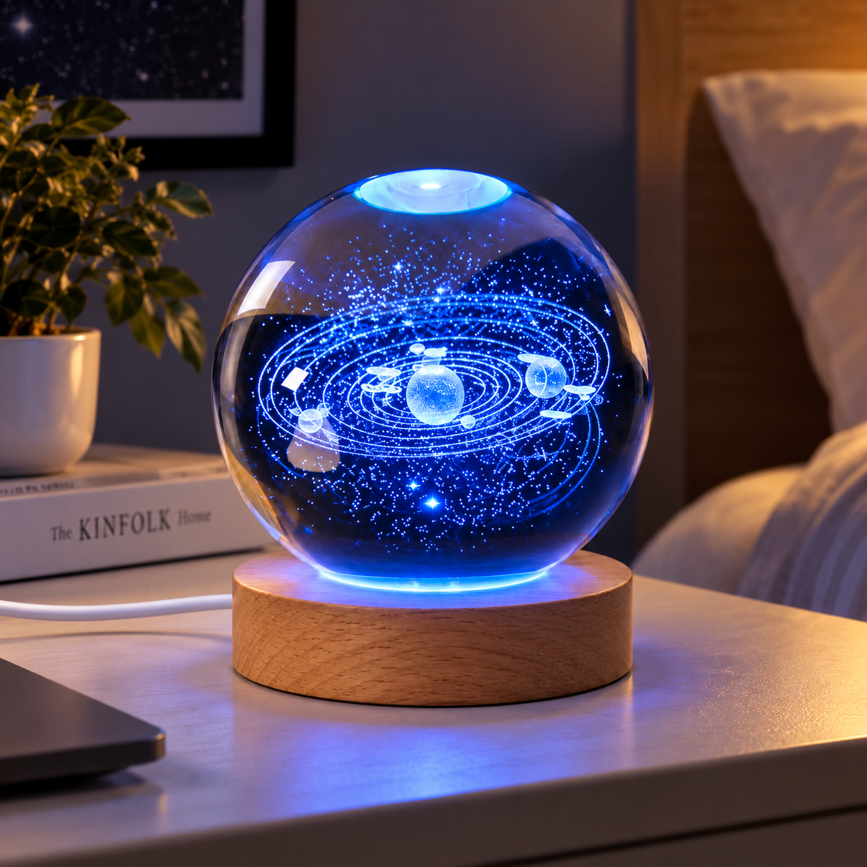 Verzaubernder LED-Galaxie-Tischleuchte für eine magische Atmosphäre