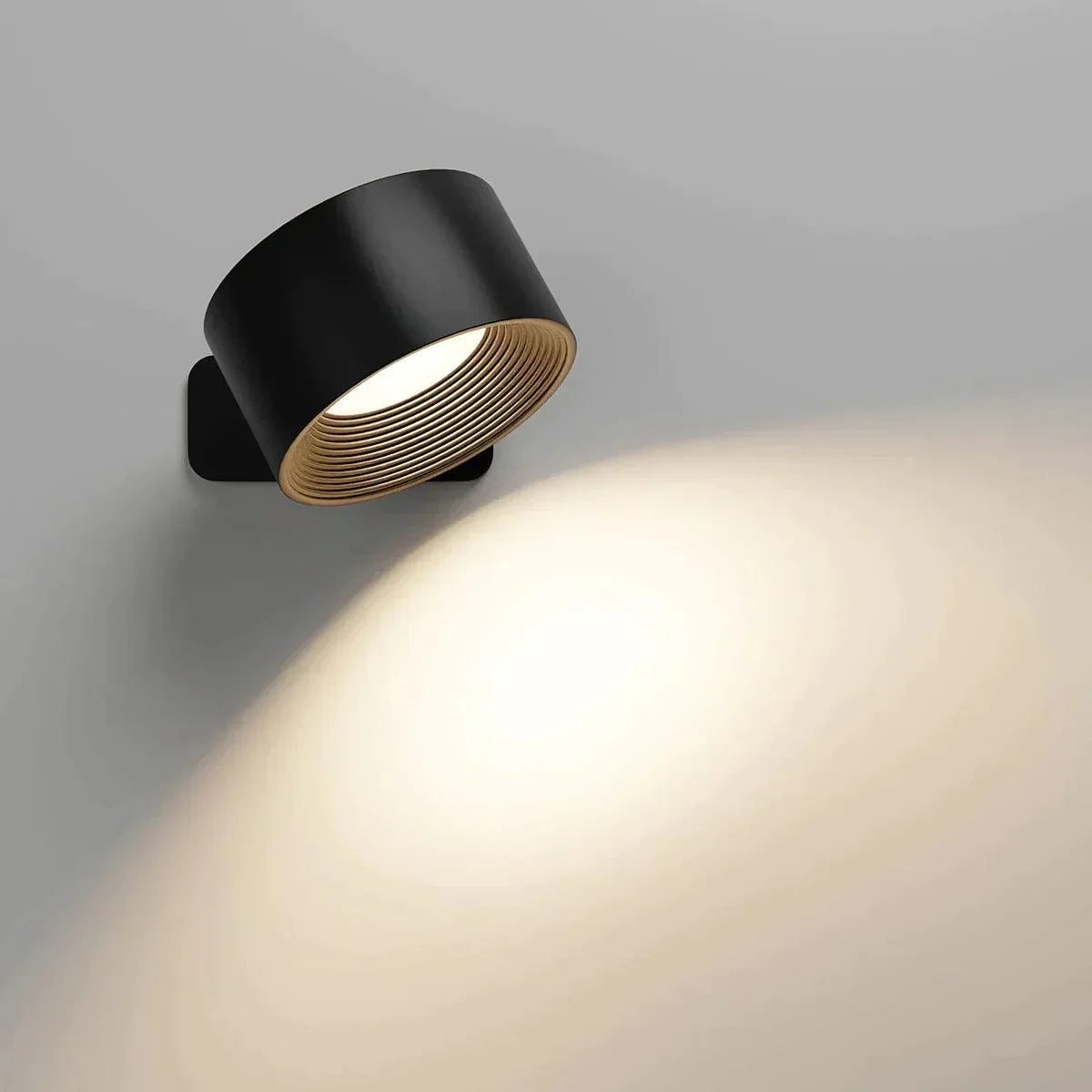Wandleuchte mit Akku GlowFlex – 360° LED-Beleuchtung, vielseitig, elegant und praktisch