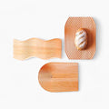 Elegante tavolo in legno curvato – Accessorio chic e naturale per la casa