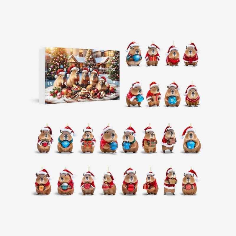 ChillPaws Kapuzineraffen Adventskalender Geschenkset - Perfekt für Tierliebhaber und Schokoladenfans