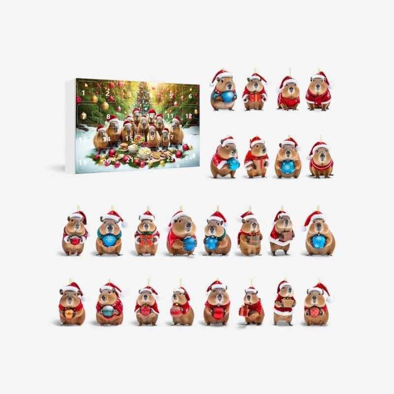 ChillPaws Kapuzineraffen Adventskalender Geschenkset - Perfekt für Tierliebhaber und Schokoladenfans